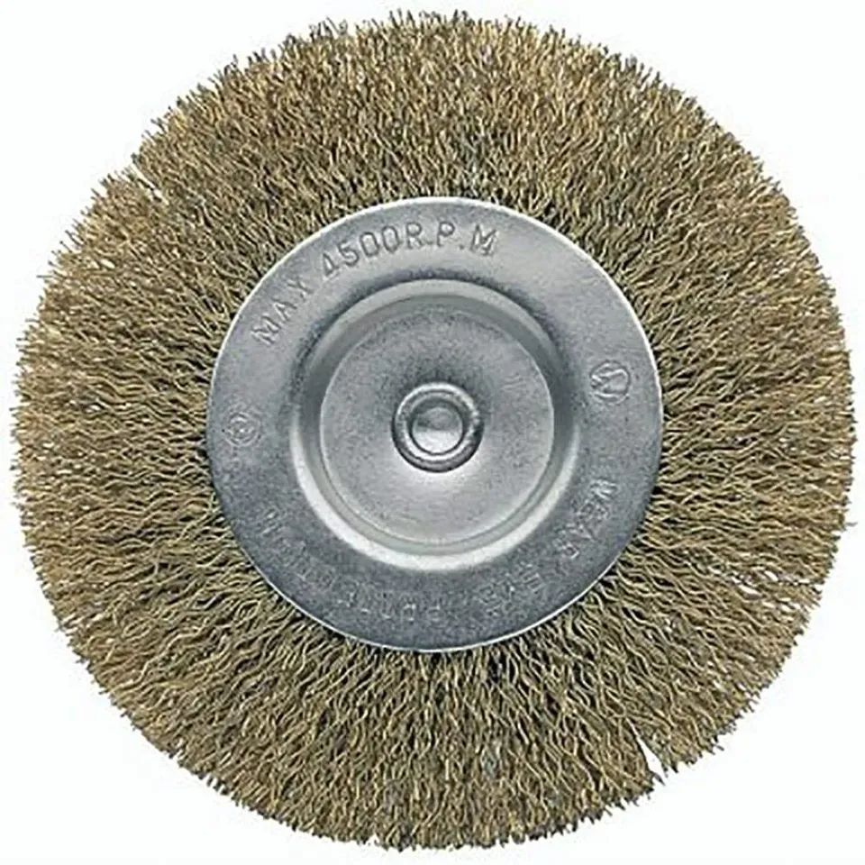 Bellota 50807-50 spazzola circolare 50 mm acciaio ottonato