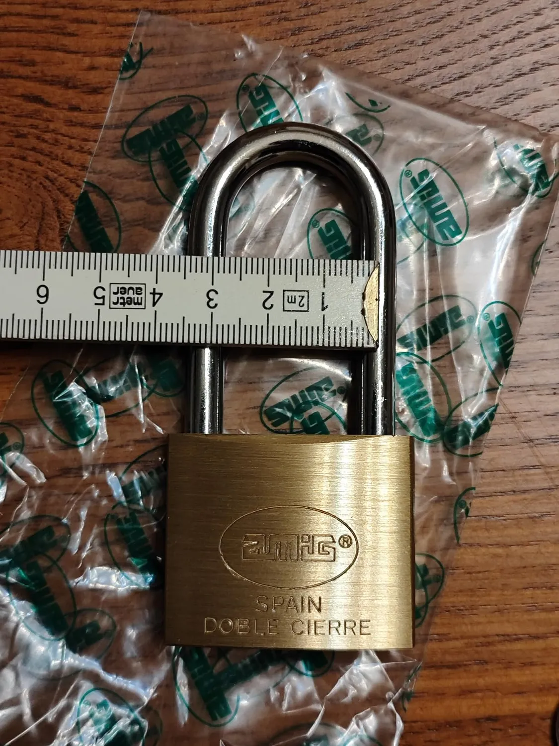 Amig lucchetto di sicurezza ottone 25 mm arco acciaio