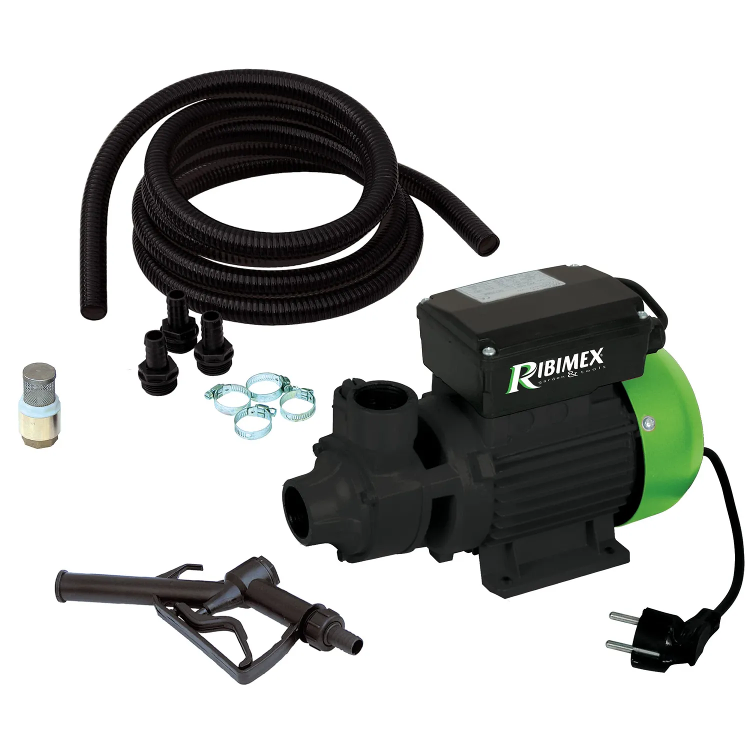 Ribimex kit pompa gasolio 370W tubo 4 m pistola