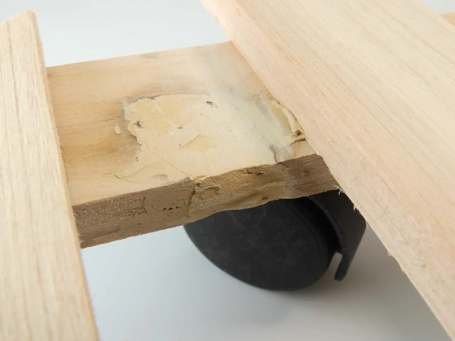Amig Sottovaso con ruote legno pino Ø35 cm 80 kg