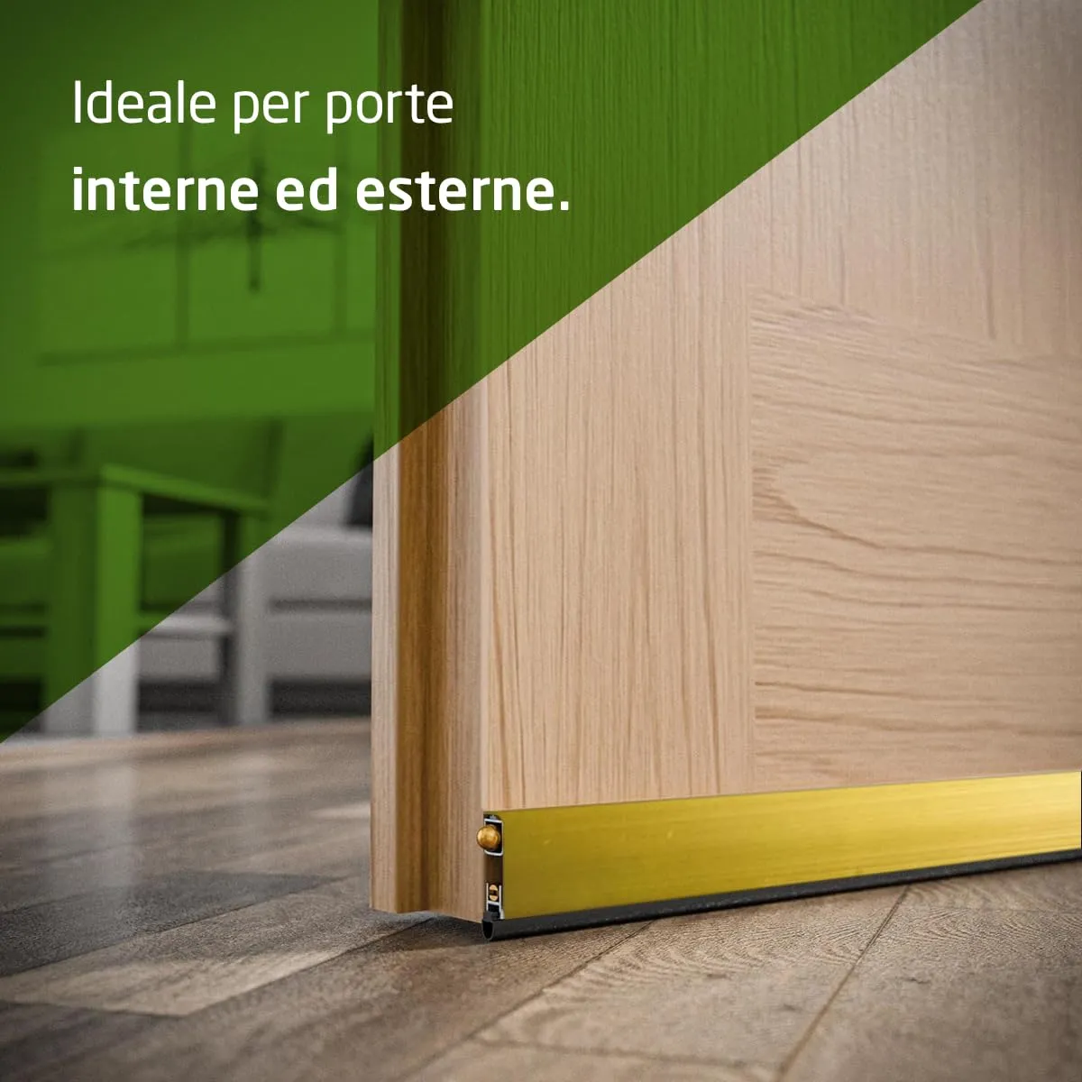 Amig Modello 3 paraspifferi automatico 82 cm oro accorciabile
