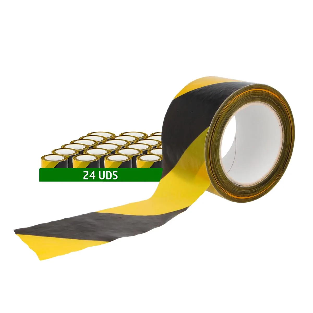 Amig Nastro Segnaletico 70 mm x 200 m Rosso-Bianco 24 Rotoli
