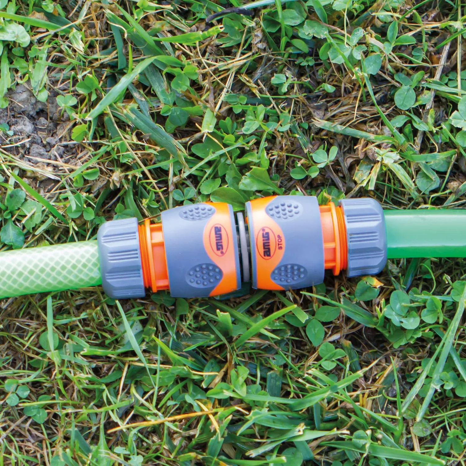 Amig connettore rapido tubo 3/4" arancione-grigio