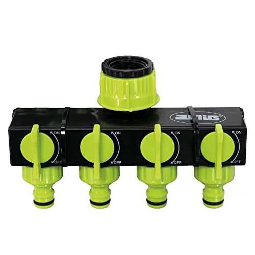 Amig Sdoppiatore Rubinetto 4 Vie 1"-3/4" Verde Pistacchio