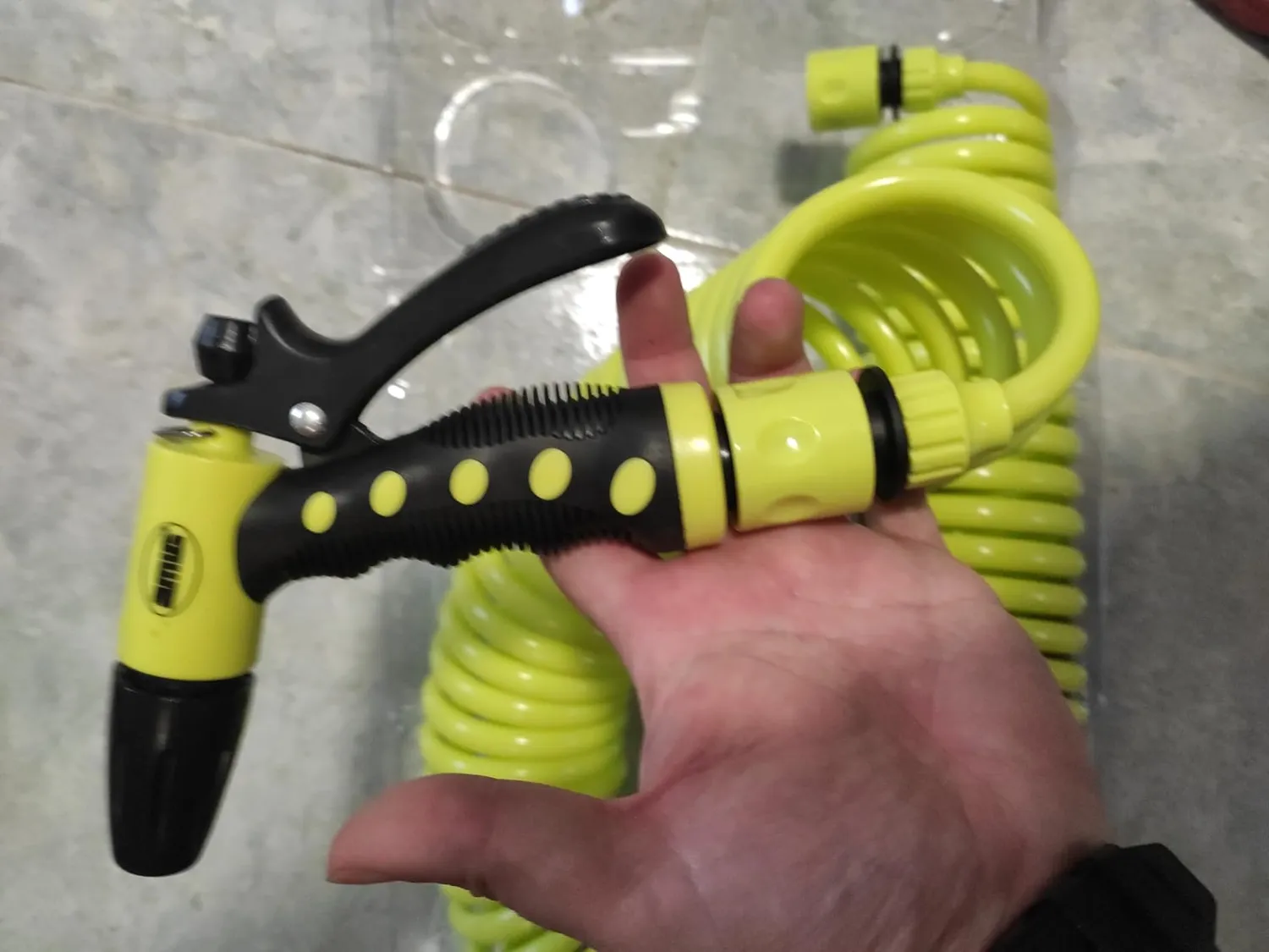 Amig tubo spirale 15 m con pistola verde kit