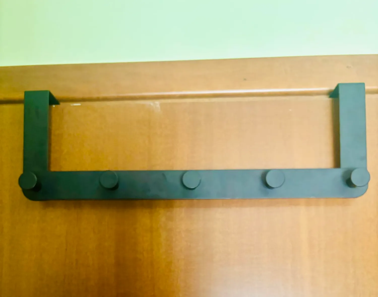 Amig CP41 appendiabiti da porta nero acciaio