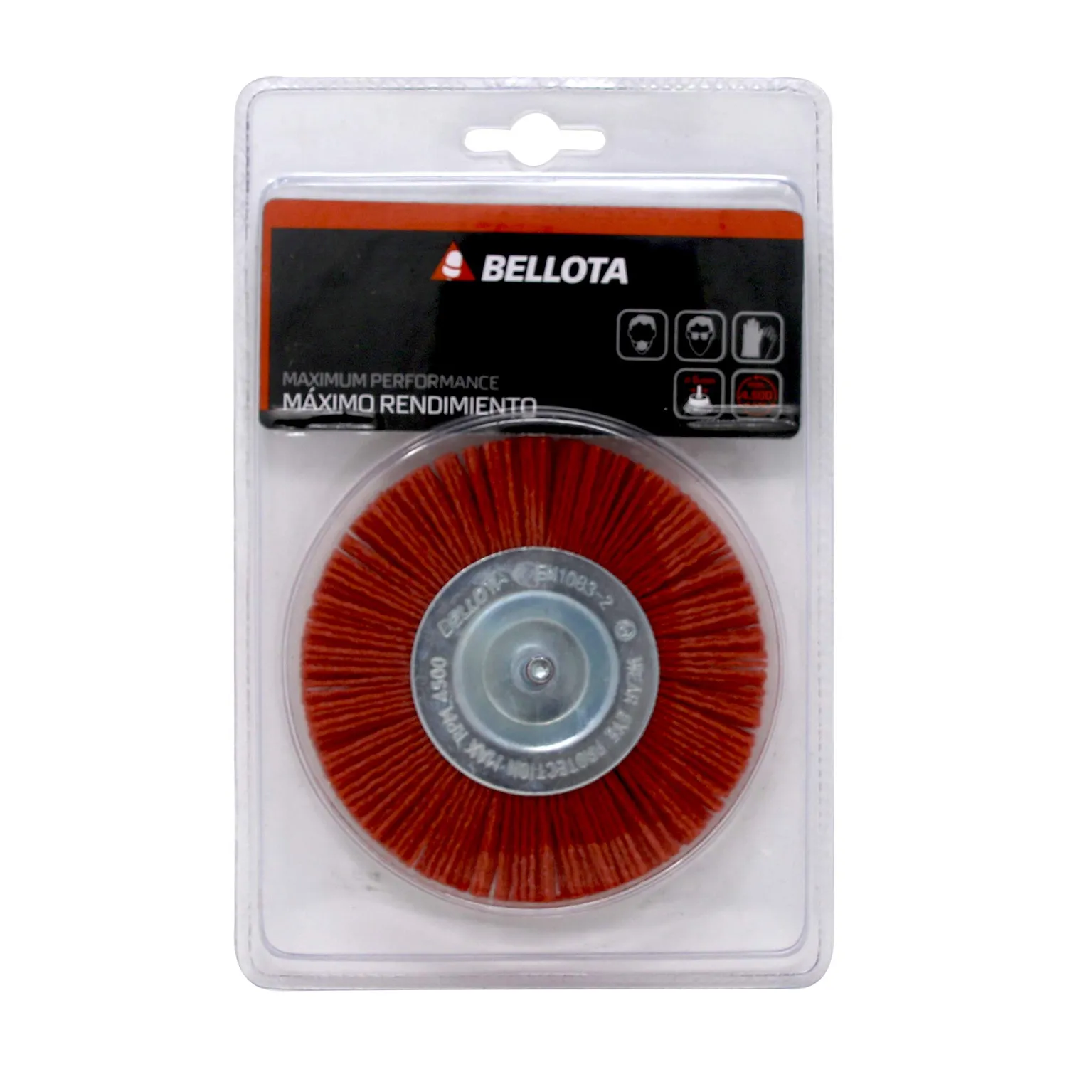 Bellota 50825-75B Spazzola Circolare Nylon Abrasiva 75 mm Gambo 6