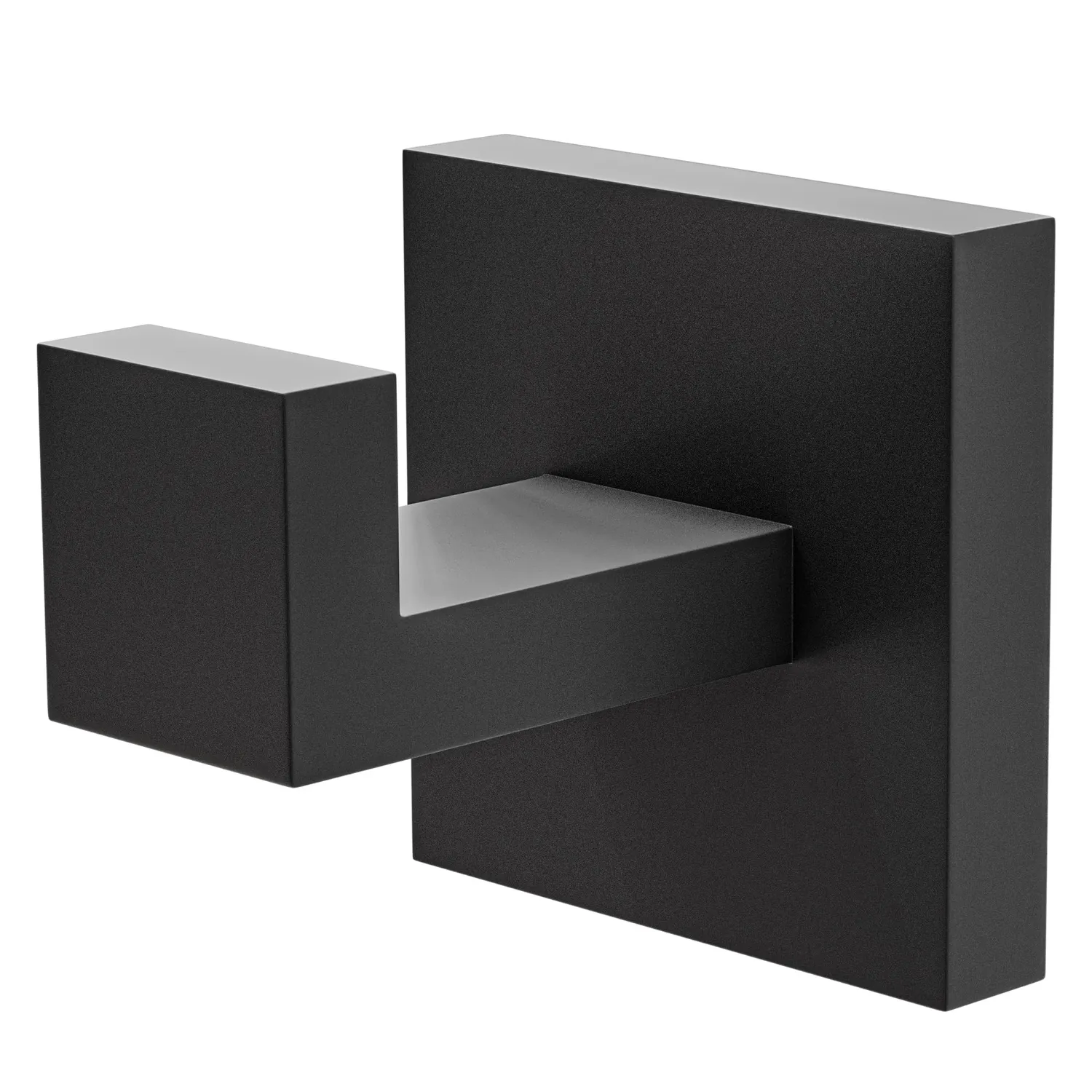 Amig Isla-5 gancio portasciugamani nero opaco acciaio inox