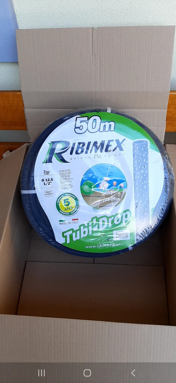 Ribimex TubìDrop tubo poroso irrigazione 100 m microforato