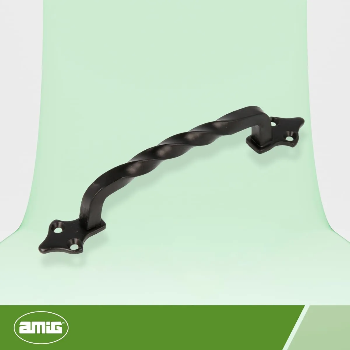 Amig 1002 Maniglia Mobili 130 mm Nera Acciaio