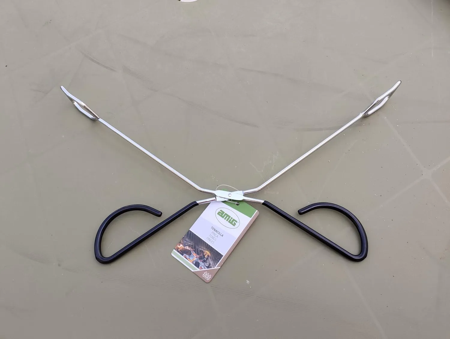 Amig AM33 pinze barbecue 34,5 cm acciaio inox