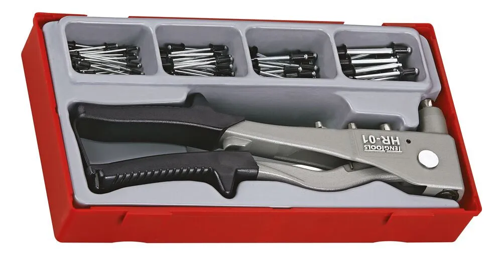 TengTools TT1 Rivettatrice Manuale 81 Pezzi per Rivetti 2,4-4,8 mm
