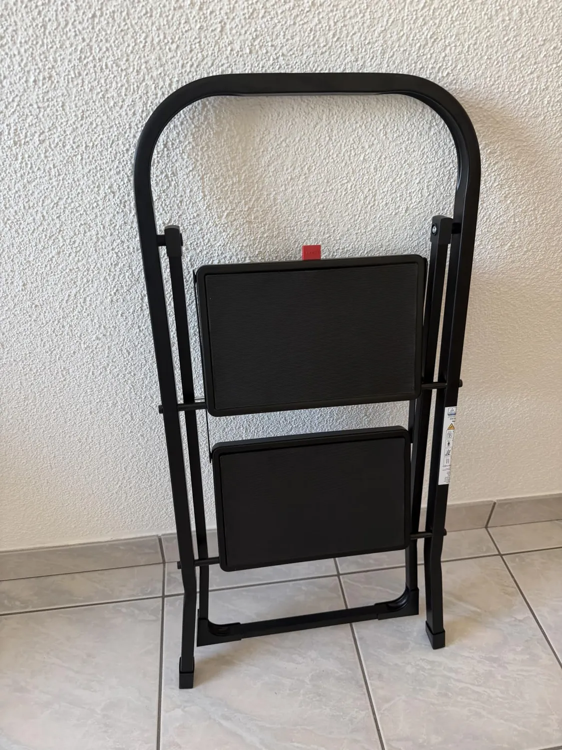 Amig scala pieghevole 2 gradini acciaio bianca 150 kg