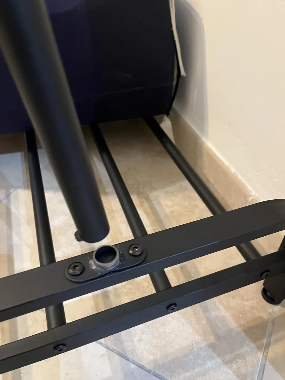 Amig Iken Stender Appendiabiti Metallo Nero 110x45x155 cm