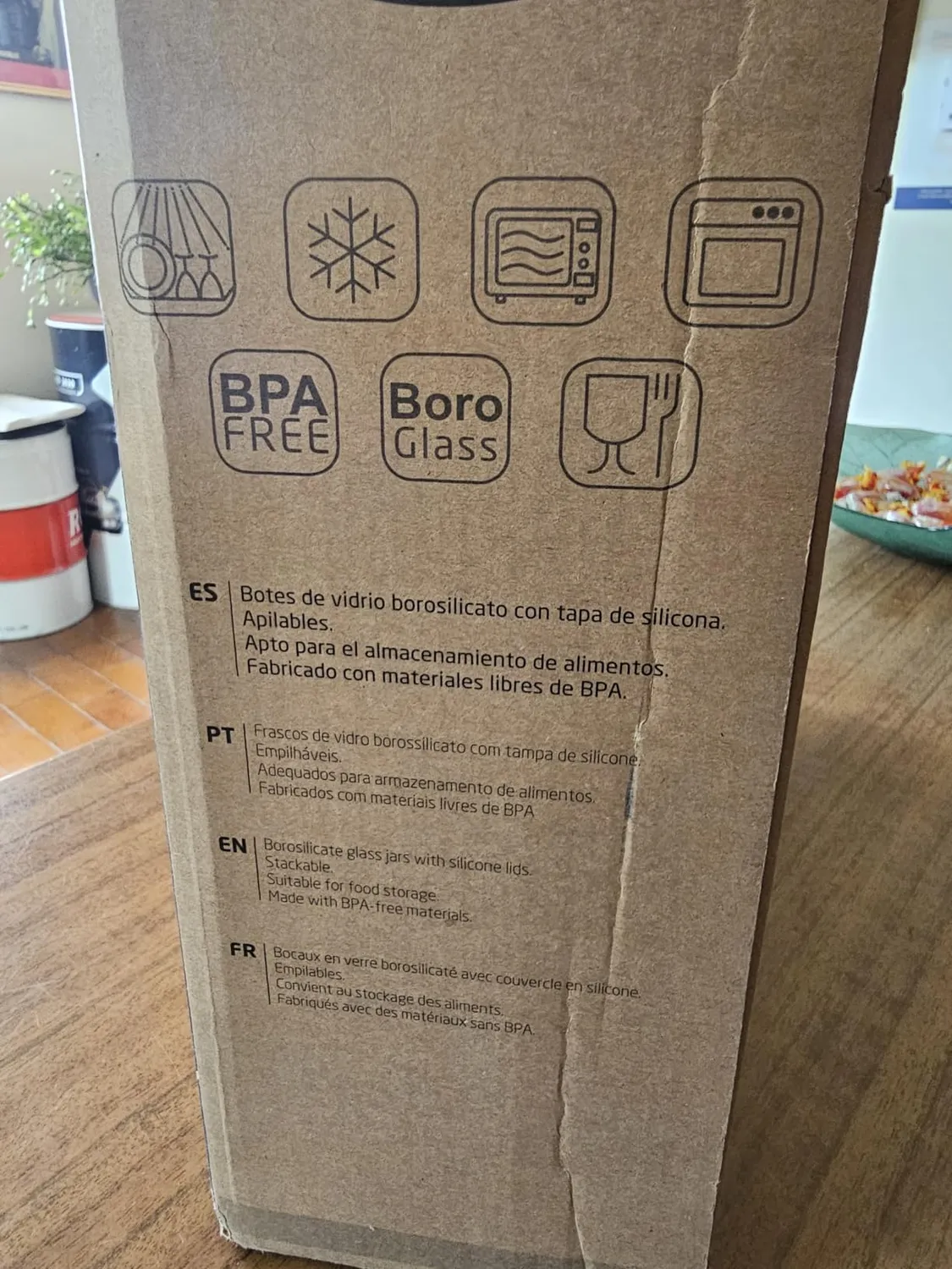 Amig Oru Barattoli Vetro Ermetici 5 pz Pasta Riso