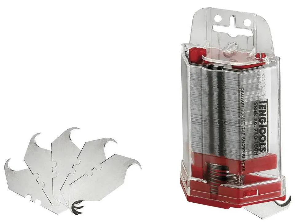 TengTools lame ricambio a uncino 100 pezzi per cutter