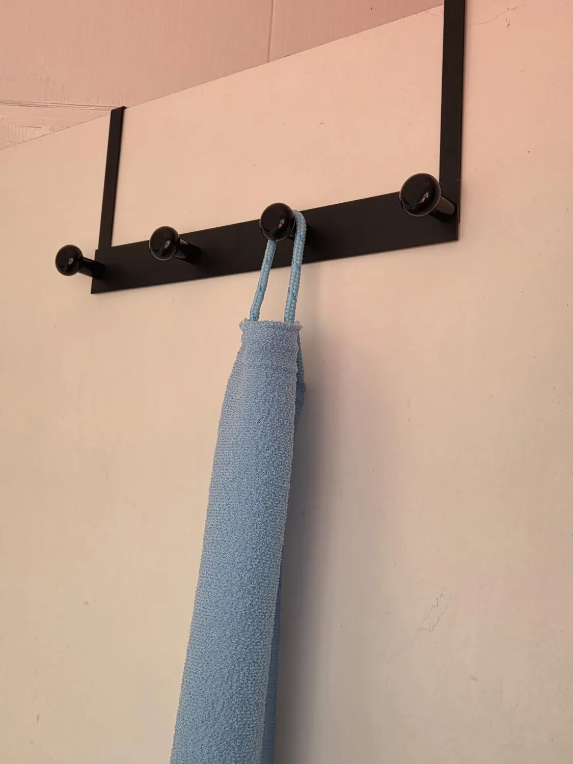 Amig CP45 Appendino Porta Nero Acciaio Legno 350 mm