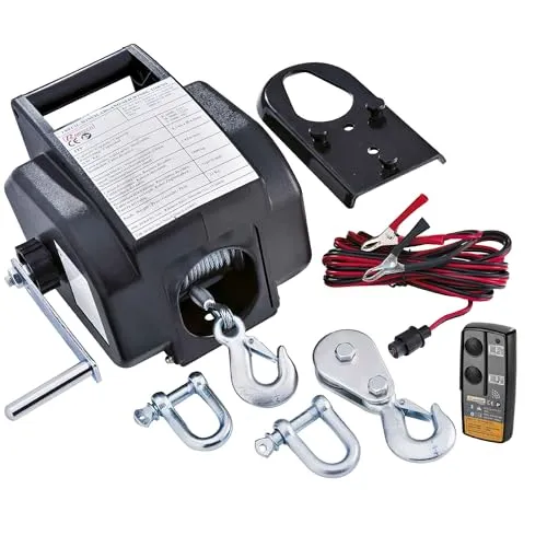 Ribimex verricello elettrico 12 V 5T con telecomando