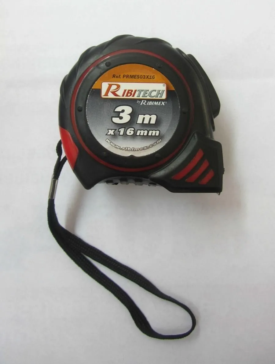 Ribiland-Ribimex PRMES03X16 Flessometro 3 m autobloccante tascabile