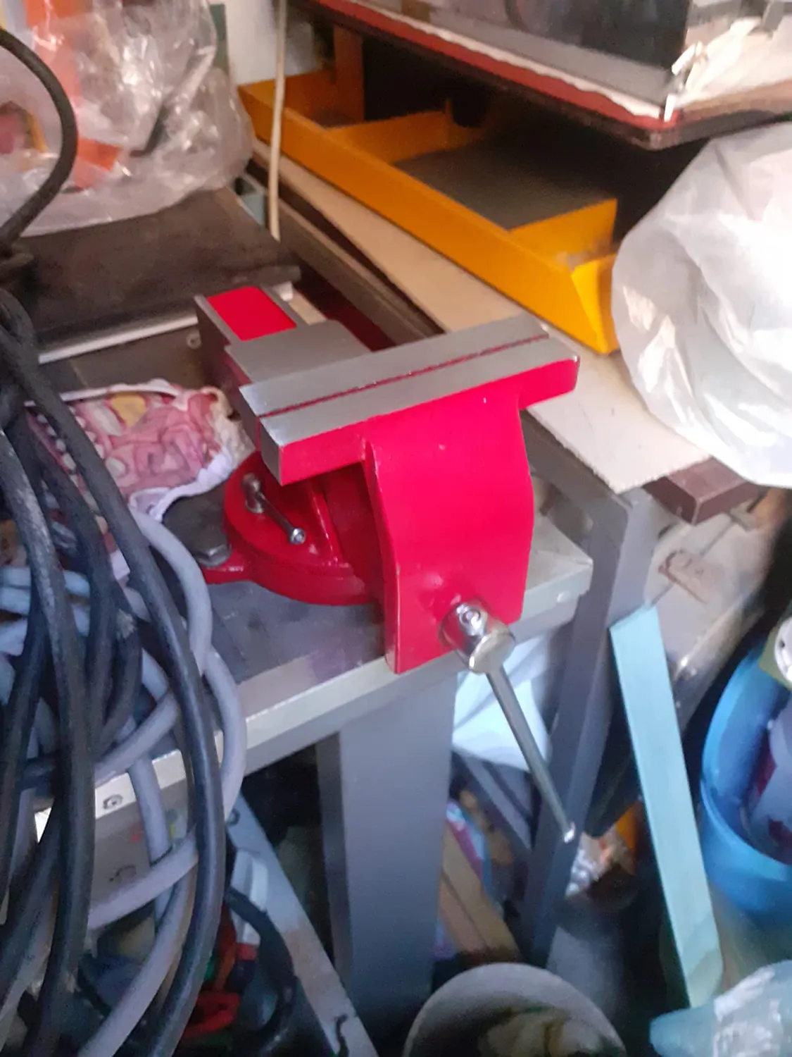 Ribimex PRETAU125/A morsa da banco 125 mm acciaio