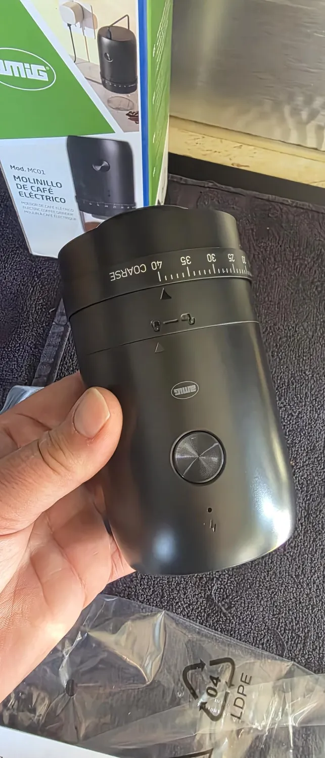 Amig macinacaffè elettrico USB-C portatile 40 livelli