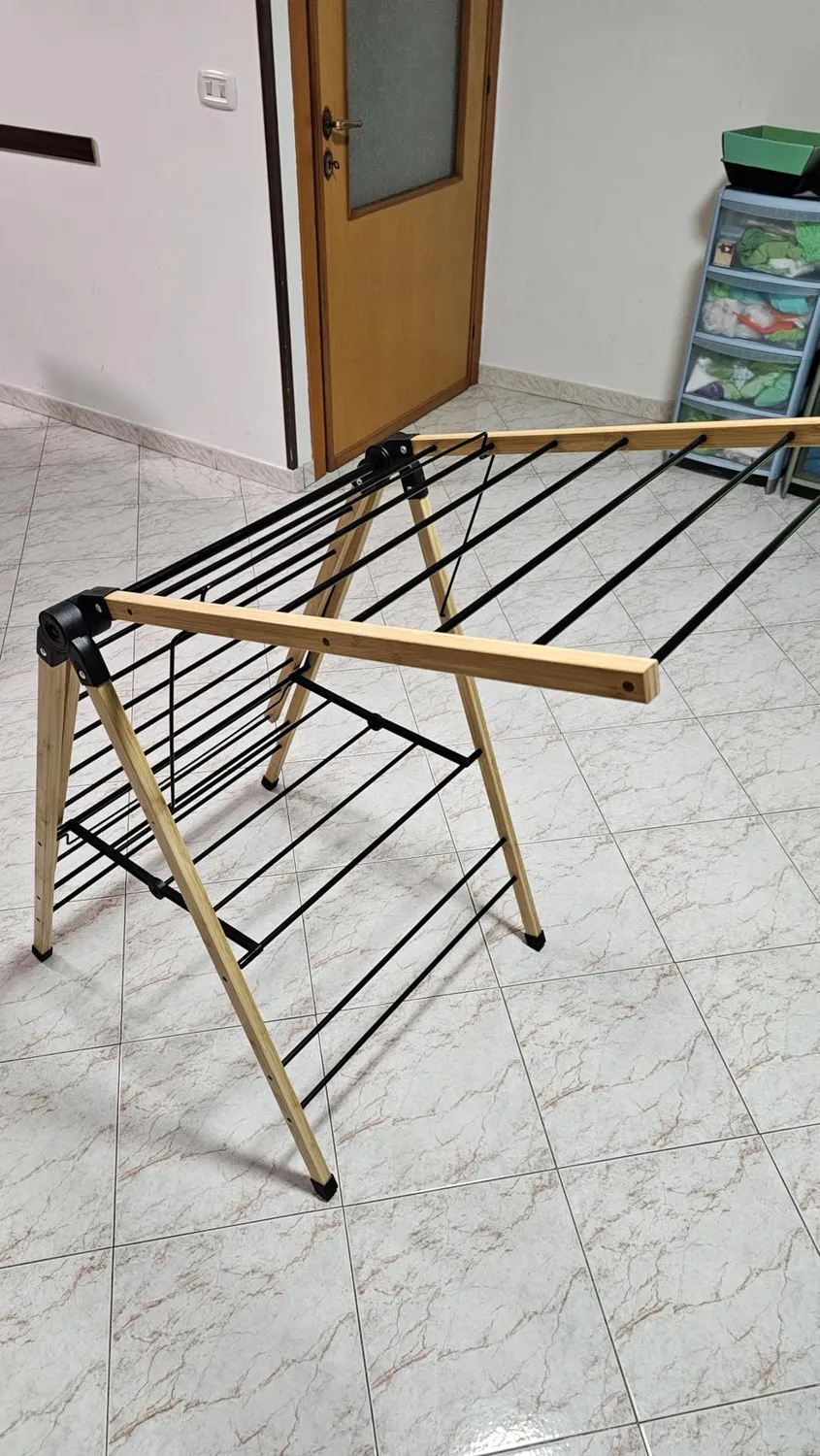 Amig Aeria NaturDry stendibiancheria nero bambu 13 m