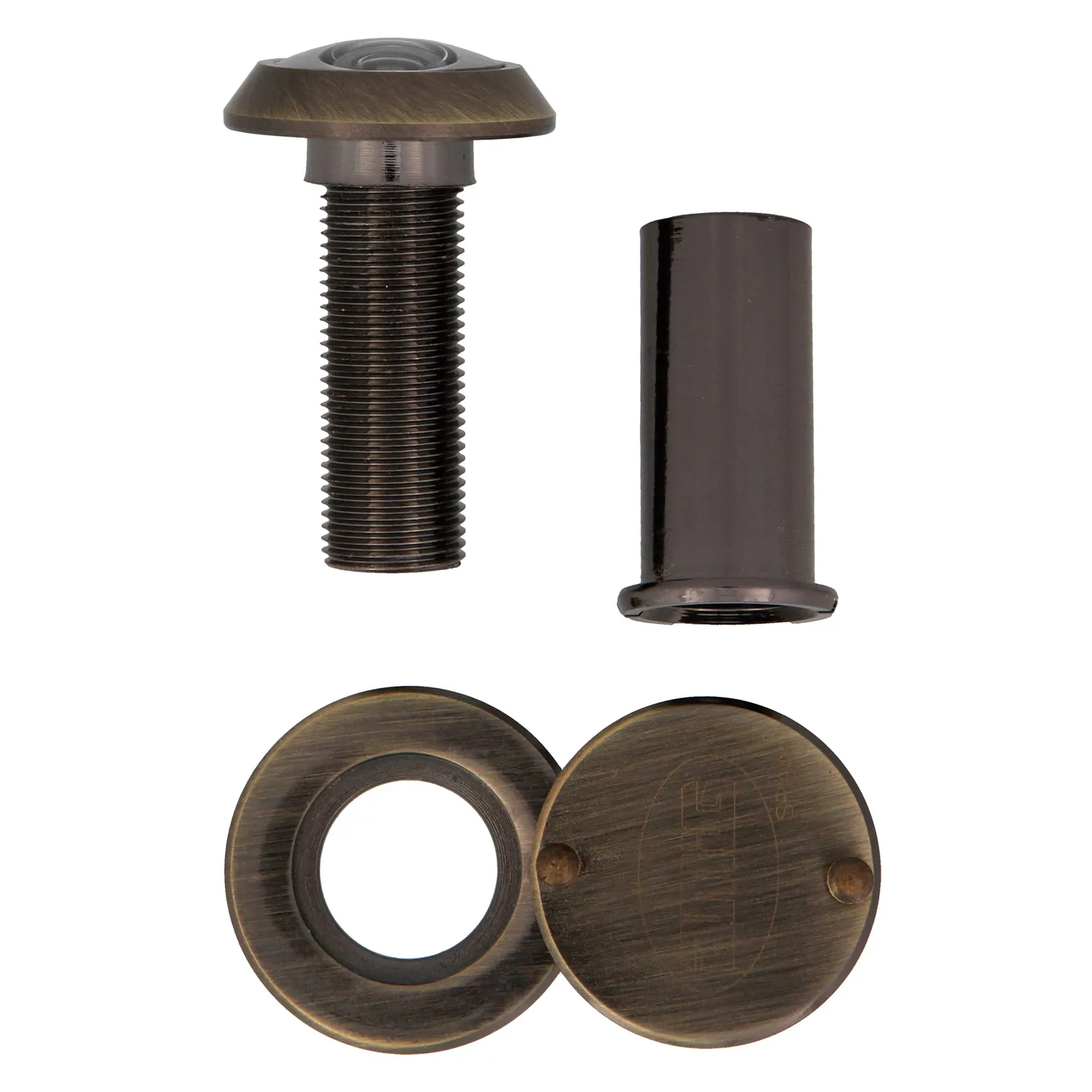 Amig 3 spioncino porta ottone bronzo 14 mm 35-60 mm