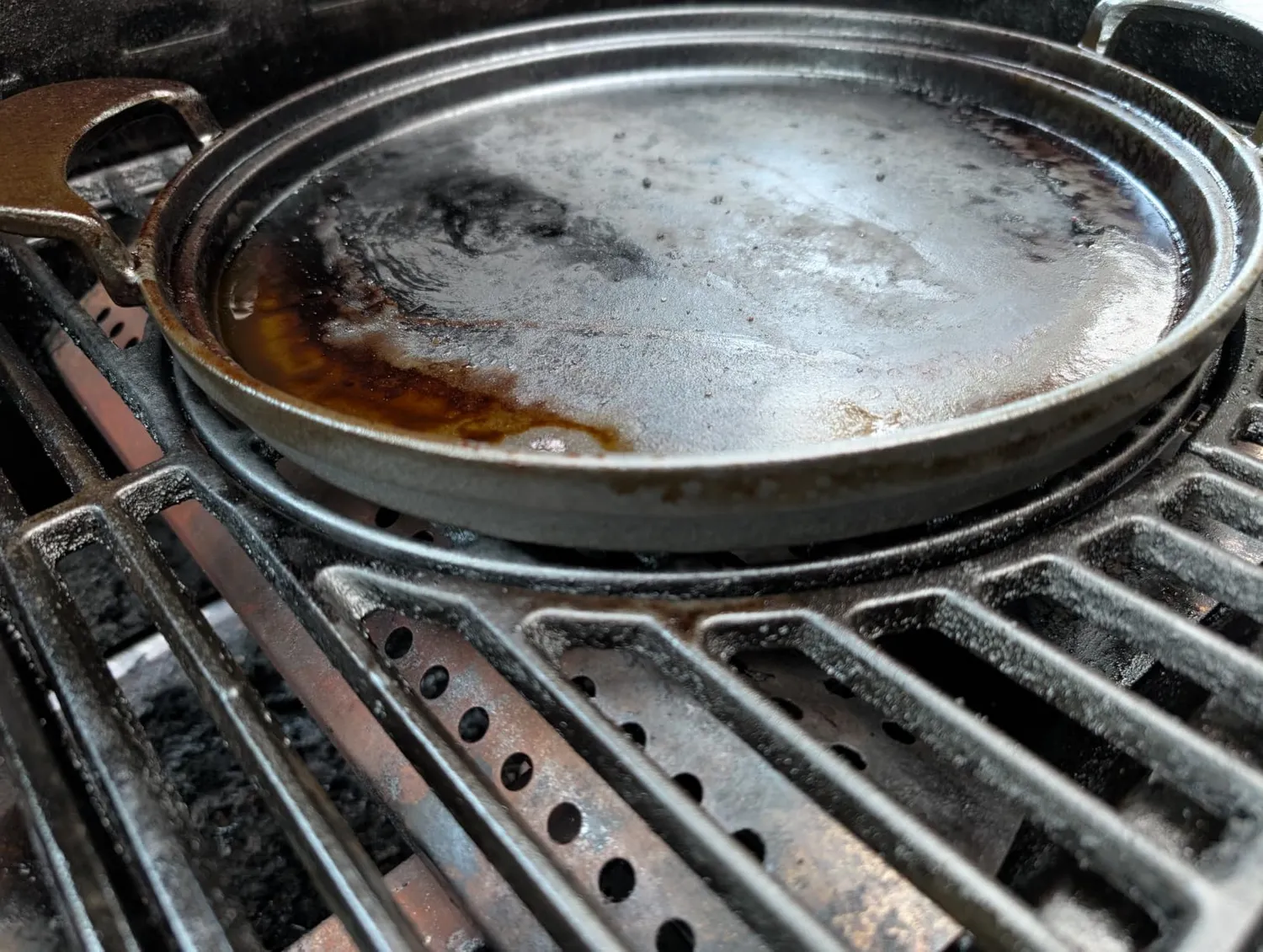 Amig AM39 padella ghisa 31 cm barbecue alta resistenza