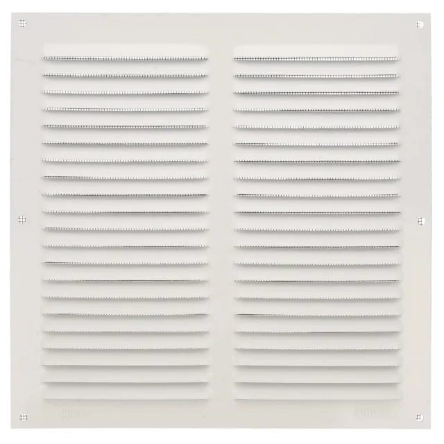 Amig 250x250 mm Griglia di Ventilazione Bianca Alluminio