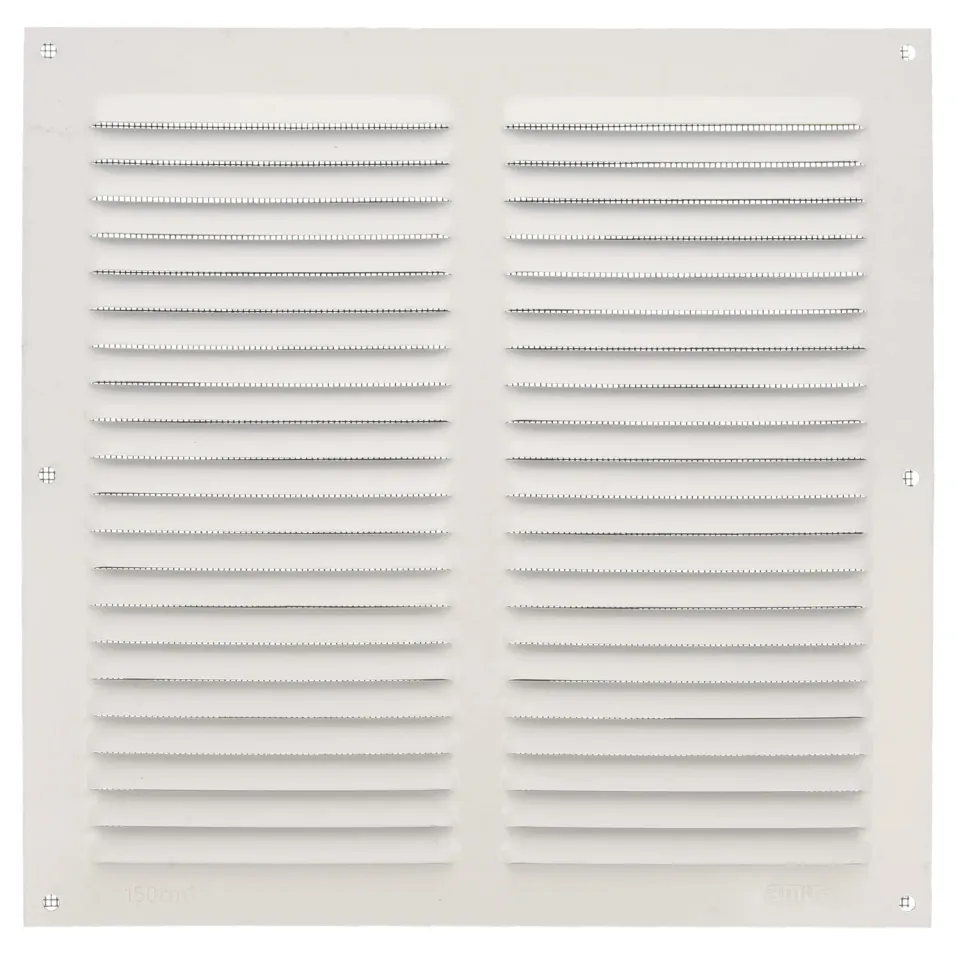 Amig 250x250 mm Griglia di Ventilazione Bianca Alluminio