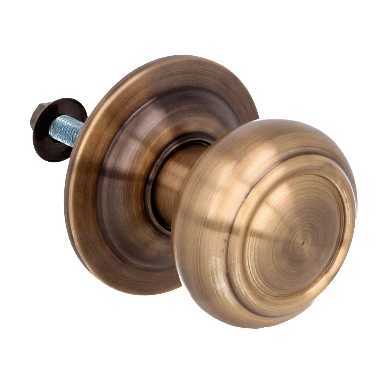 Amig 53 Pomello Porta Ottone Dorato Ø70 mm Esterno