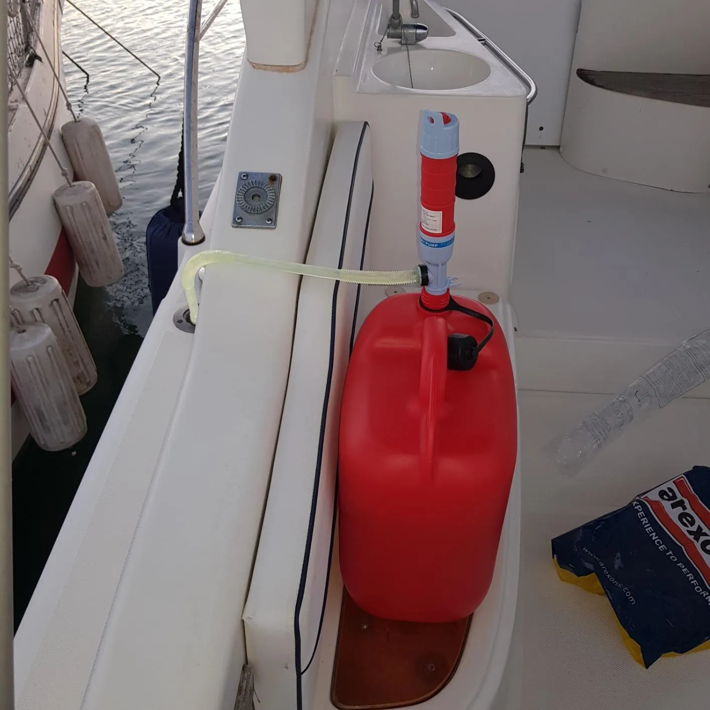 Ribimex Pompa Travaso Liquidi Batteria 5-9 L/min Portatile