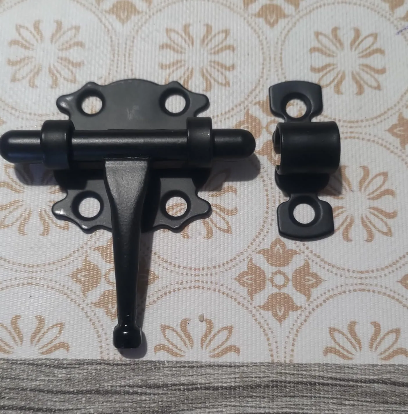 Amig fermaporta appoggio acciaio nero 40 mm chiusura verticale