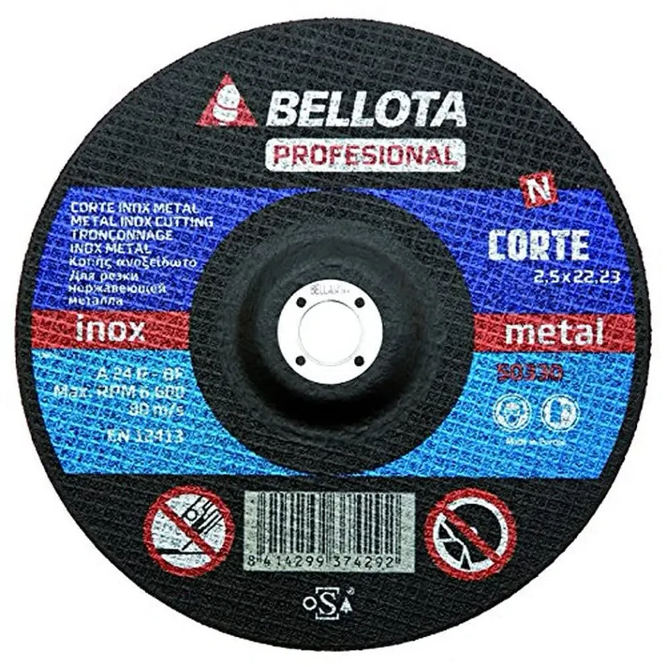 Bellota Disco Taglio INOX-Metallo sottile 2,5 mm