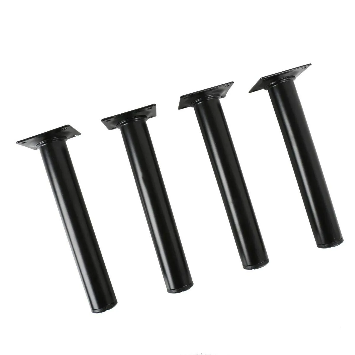 Amig piedini mobili acciaio neri 30x100 mm 4 pz