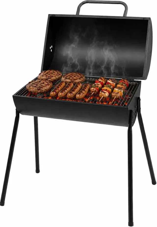 Amig Kaldera barbecue carbone 83x78x63 cm nero