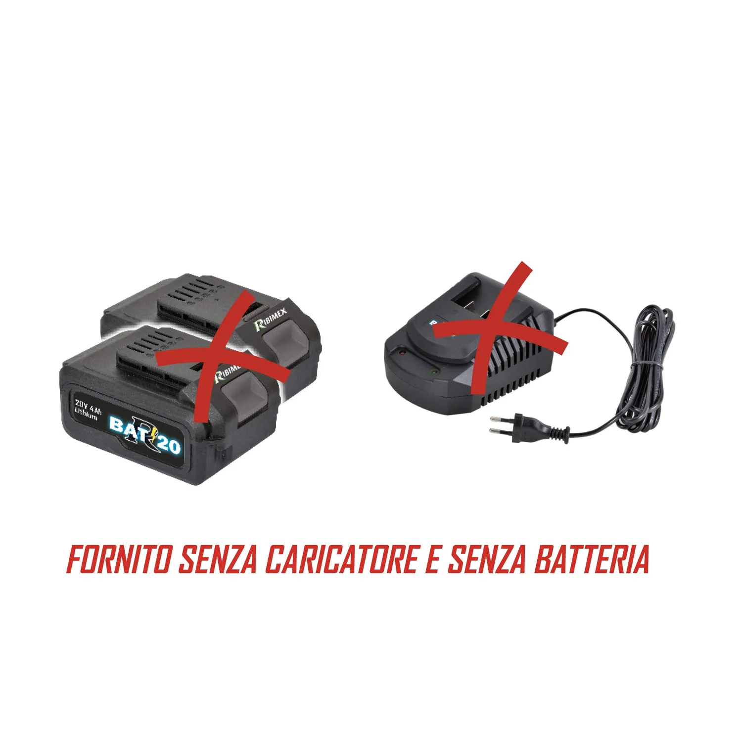 Ribimex RBAT20 PRBAT20/SC165SB sega circolare 165 mm senza batteria