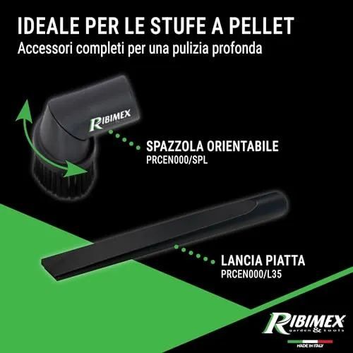 Ribiland-Ribimex Minicen aspiracenere elettrico pellet 800W 10L