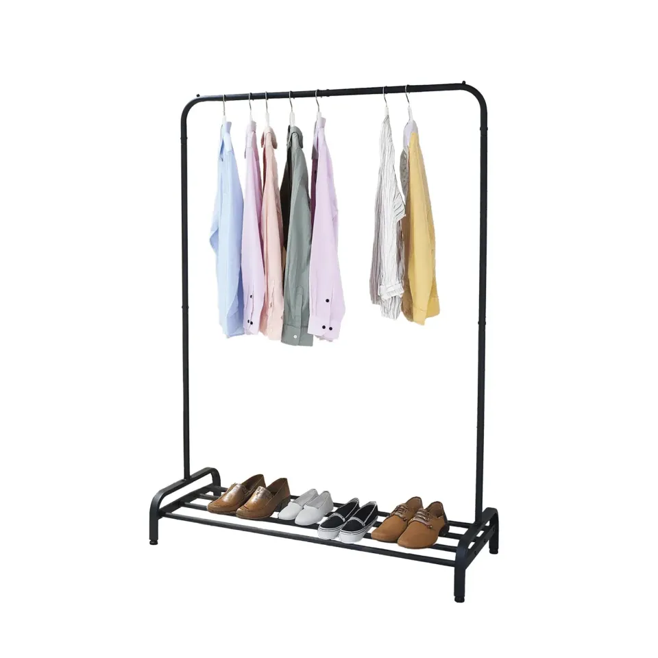 Amig Iken Stender Appendiabiti Metallo Nero 110x45x155 cm
