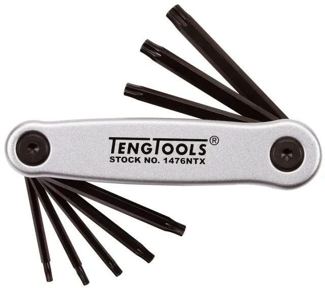 TengTools set chiavi Torx pieghevoli 8 pezzi
