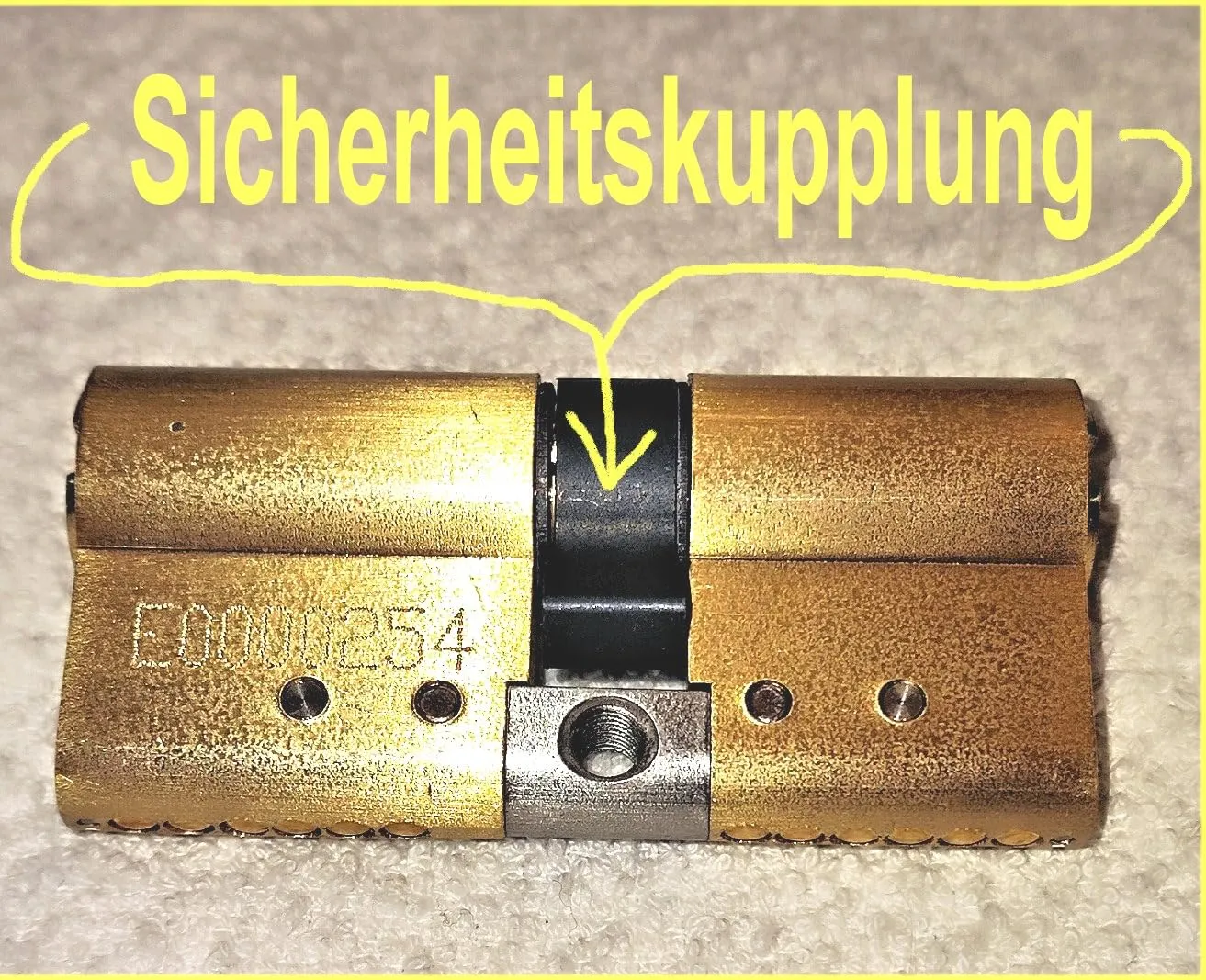 Amig cilindro sicurezza 66 mm 31-35 oro opaco 5 chiavi