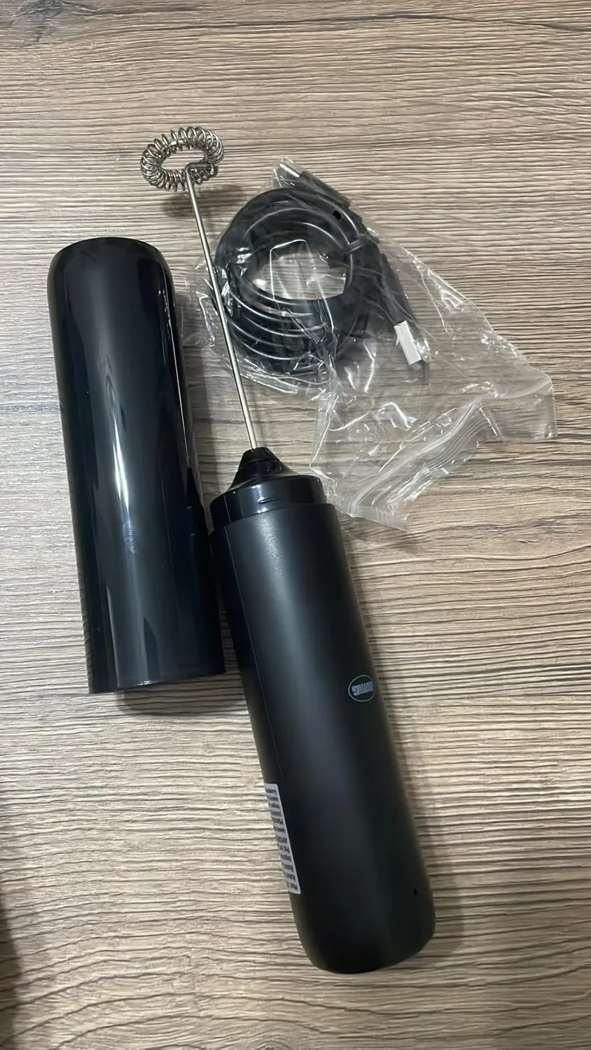 Amig montalatte elettrico portatile USB-C acciaio