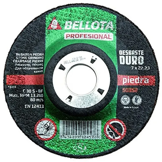 Bellota Stone Disco Abrasivo Spianatura Pietra Pro