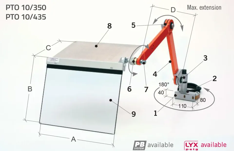 Tecno Più Riparo Carrello Tornio Parallelo Protezione mandrino