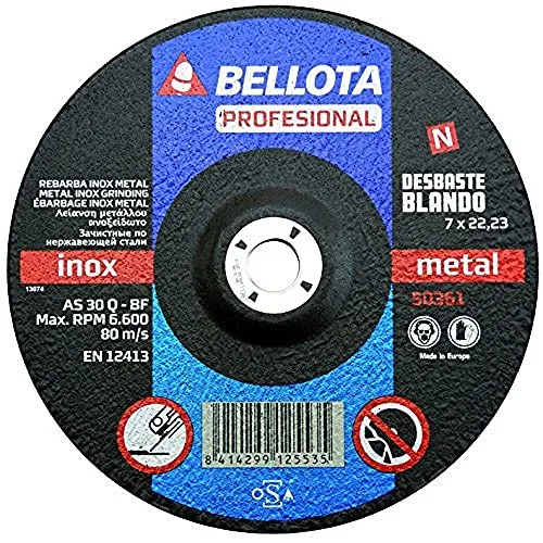 Bellota Professionale Spianatura Inox disco da sbavo morbido metallo