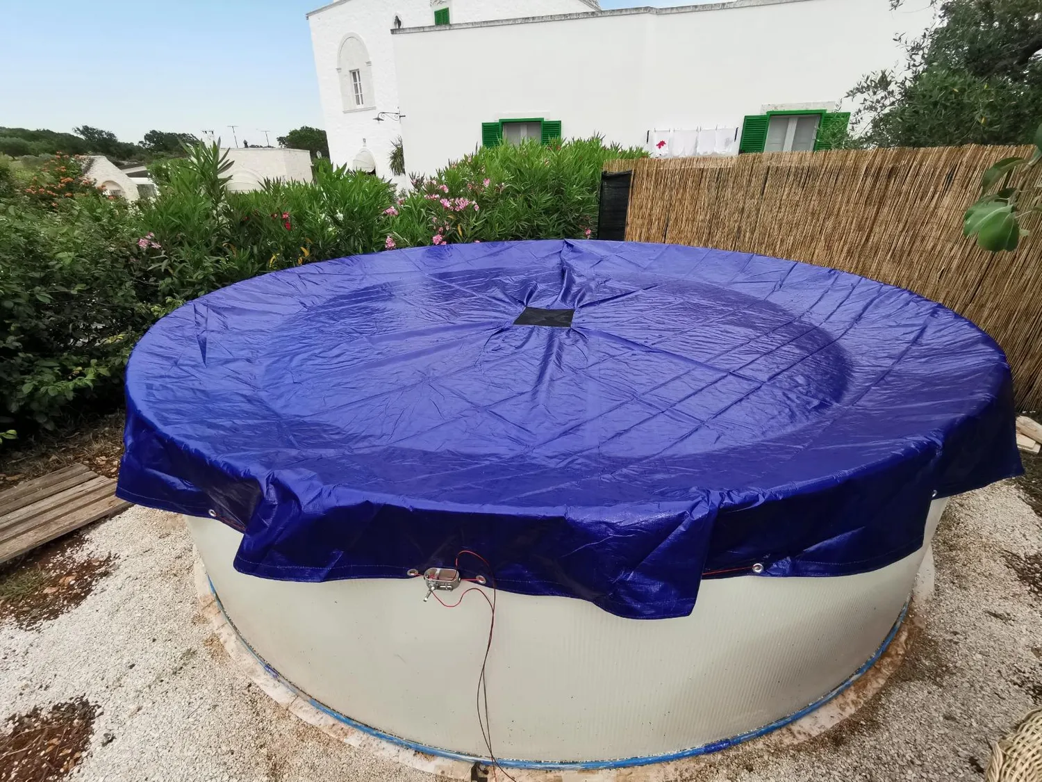 Ribimex telone piscina rotonda 6,2 m polietilene 140 g