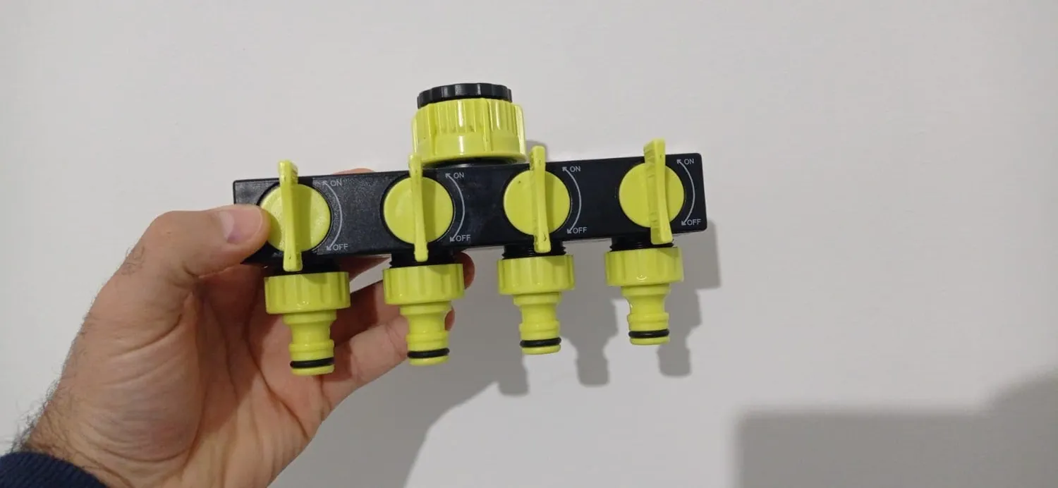 Amig Sdoppiatore Rubinetto 4 Vie 1"-3/4" Verde Pistacchio