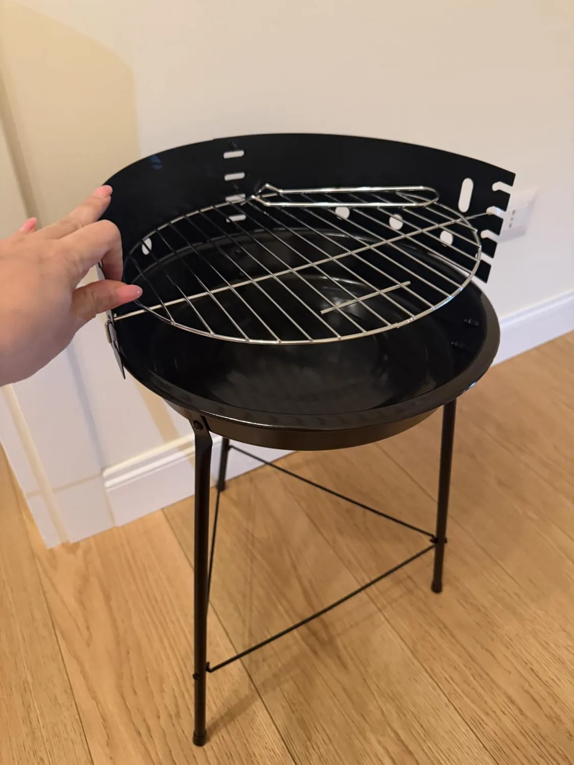 Amig Azkar barbecue a carbone nero 33x35x56 cm