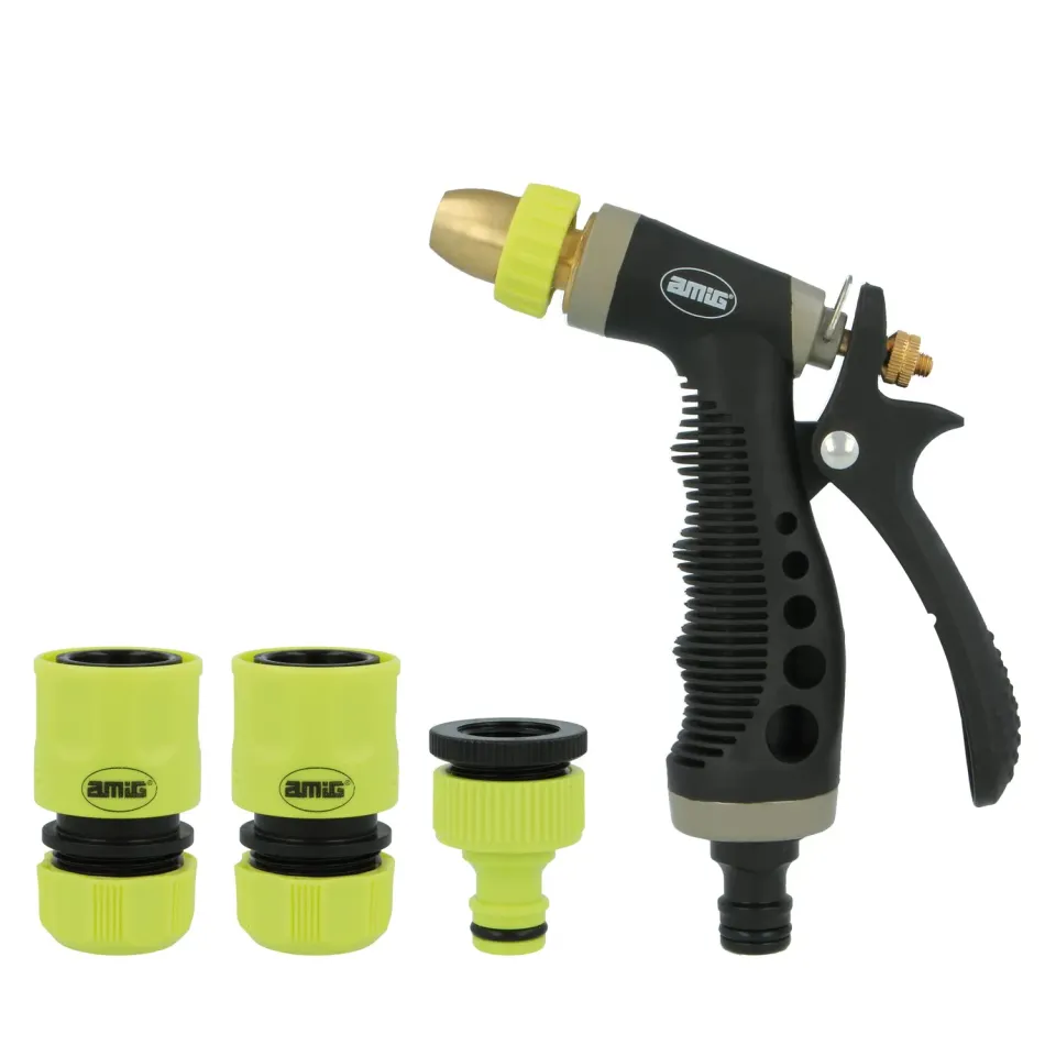 Amig kit irrigazione 4pz ottone regolabile 150 mm antigoccia