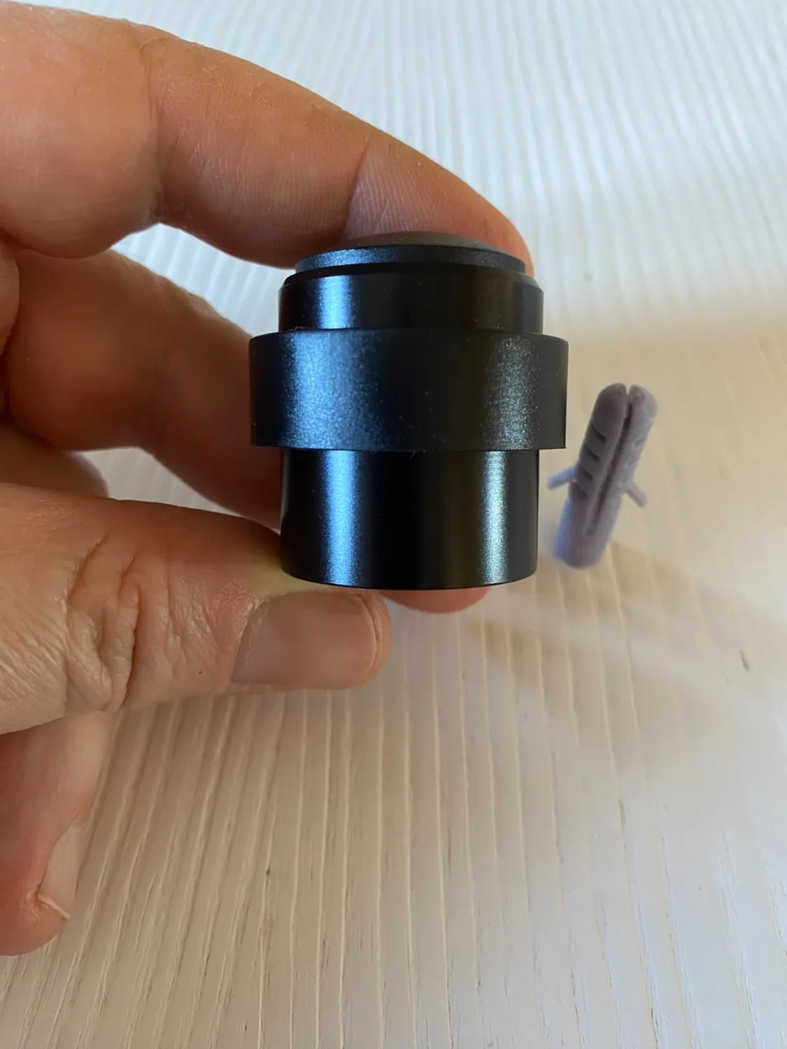 Amig Mod.205 Fermaporta Pavimento Ø30 Nichel Spazzolato